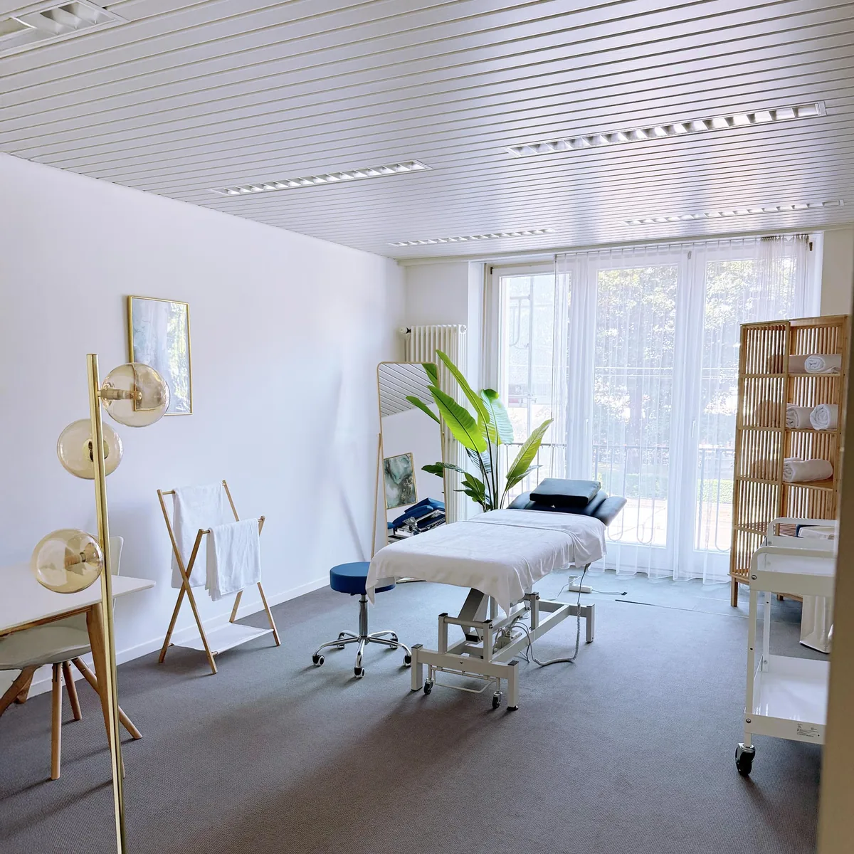 Praxisraum des Massage Zentrum Liechtenstein